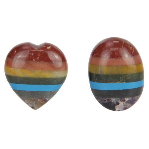 Rainbow Chakra Stones - 6cm
