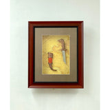 Load image into Gallery viewer, Antique Dagger Timber Frame with Glass Face - 38cm x 46cm x 7.5cm
