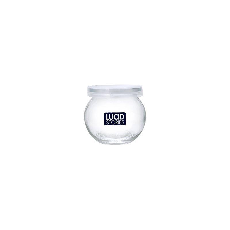 Glass Jar with Silver Lid - 100ml