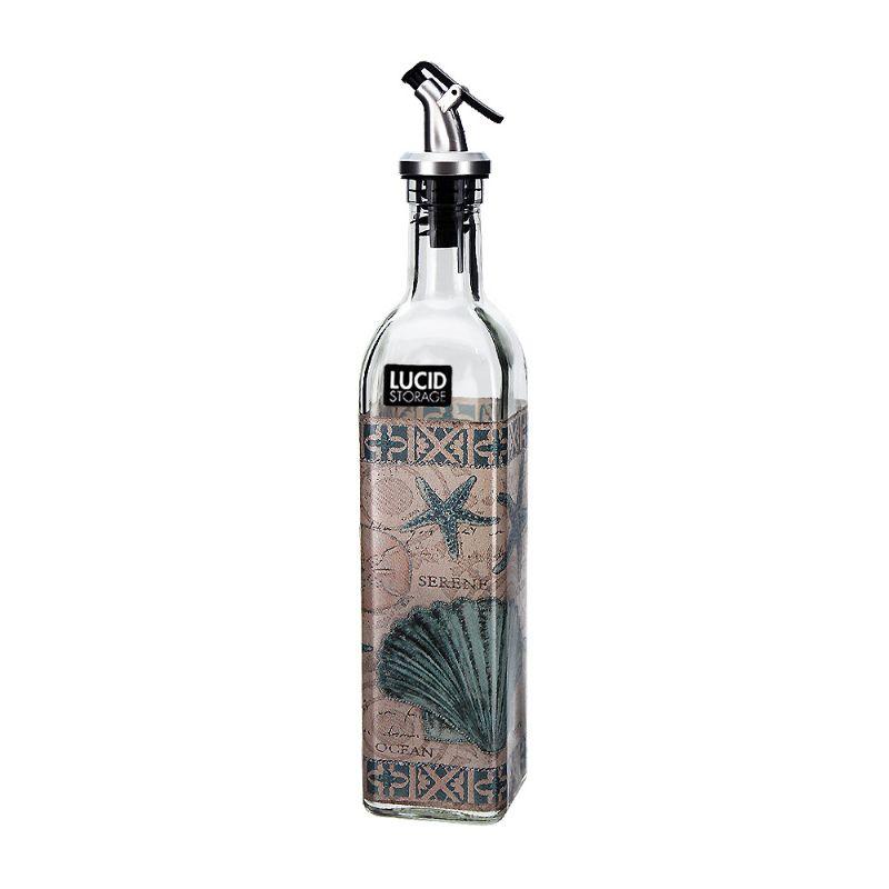 Oil Bottle with Design 500ml - 5.8cm x 30.2cm