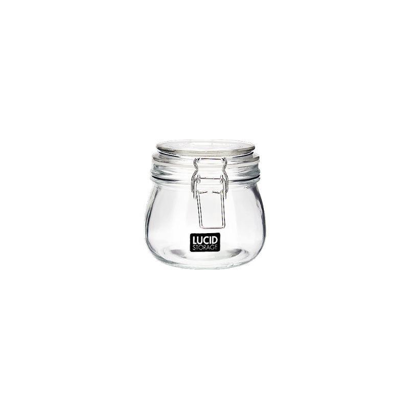 Glass Canister with Z Clip - 450ml
