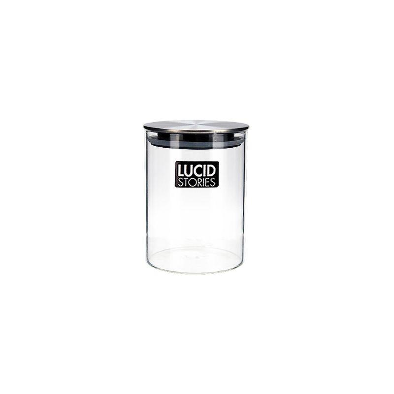 Glass Jar with Metal Lid - 540ml