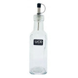 Load image into Gallery viewer, Glass Bottle With Oil Nozzle - 195ml | 4.9cm x 4.9cm x 19.2cm
