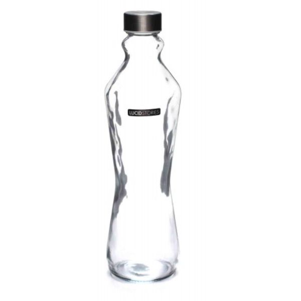 Glass Bottle With Lid - 1000ml | 9cm x 31.2cm