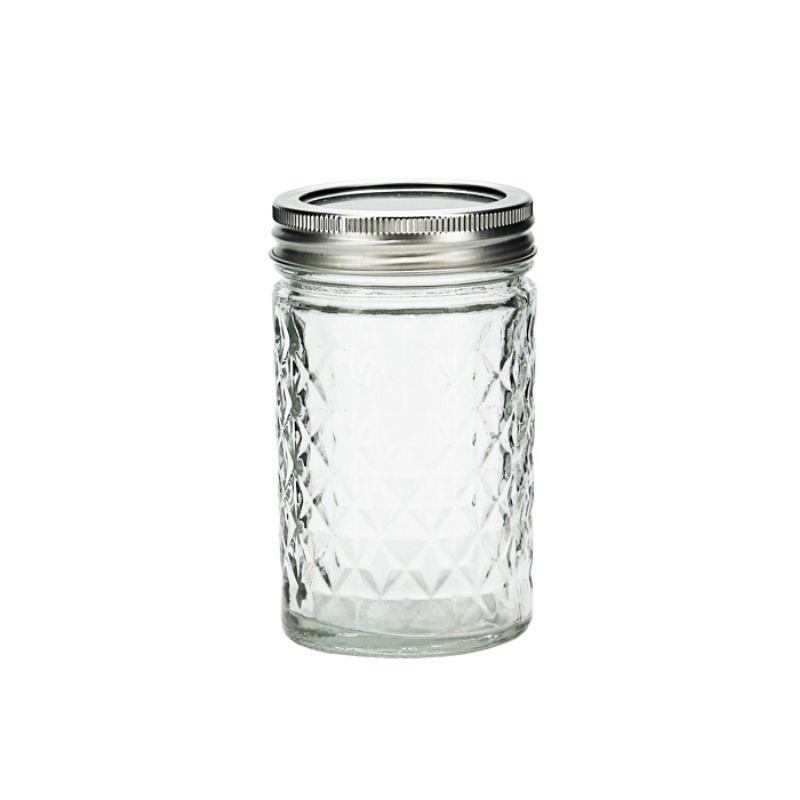 Glass Jam Jar with Lid - 280ml