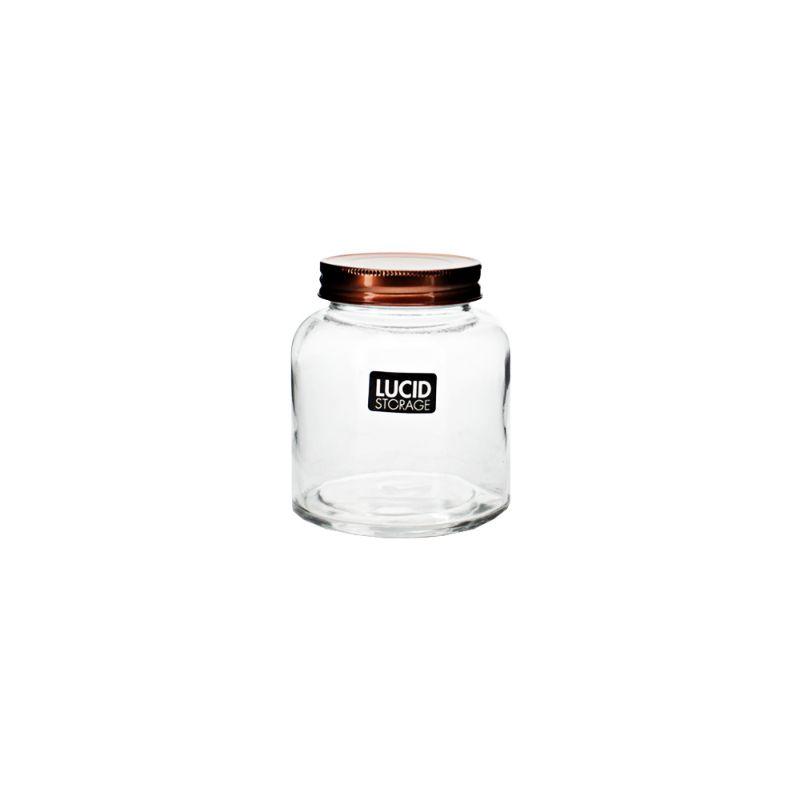 Glass Spice Jar with Copper Lid - 300ml