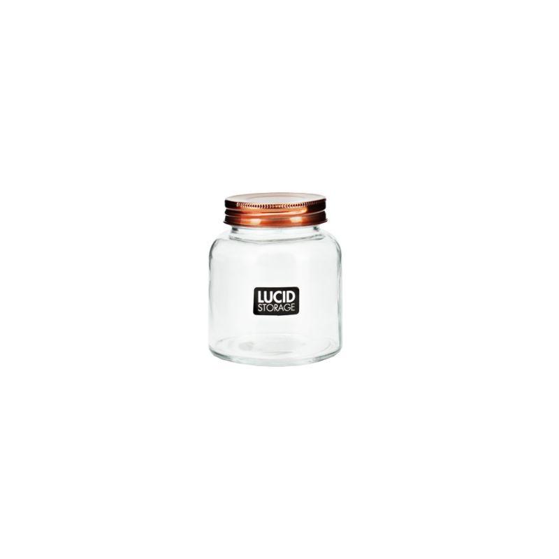 Glass Spice Jar with Copper Lid 250ml - 8.7cm