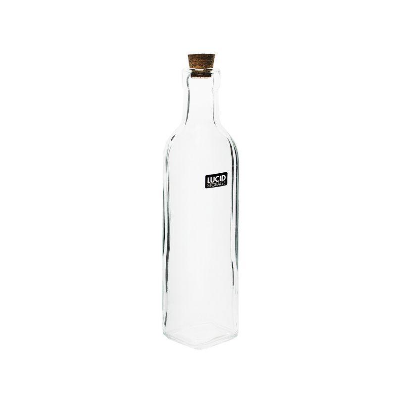Glass Bottle with Cork Lid - 270ml