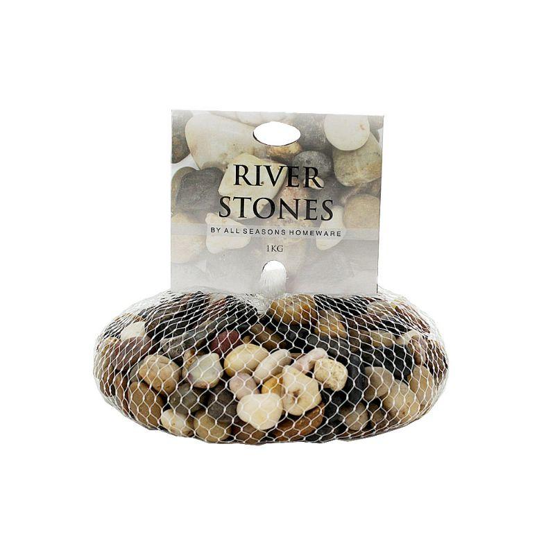 Mixed River Stone in Net - 1kg