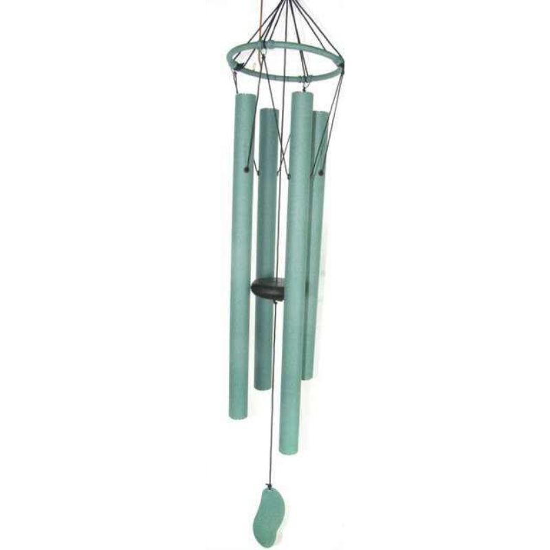 Green Classic Tuned 4 Tube Natures Melody Wind Chime - 85cm