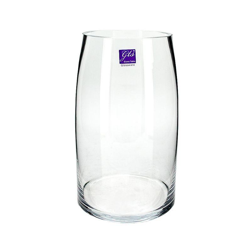 Glass Vase Cone Shape - 25cm