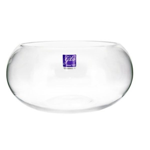 Glass Fish Bowl - 25cm x 12cm