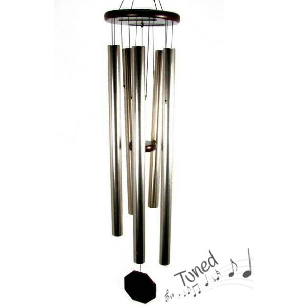 Gold Classic 5 Tube Natures Melody Tuned Wind Chime - 130cm