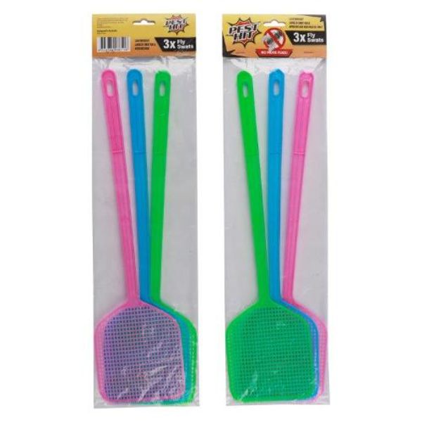 3 Pack Pest Hit Fly Swats