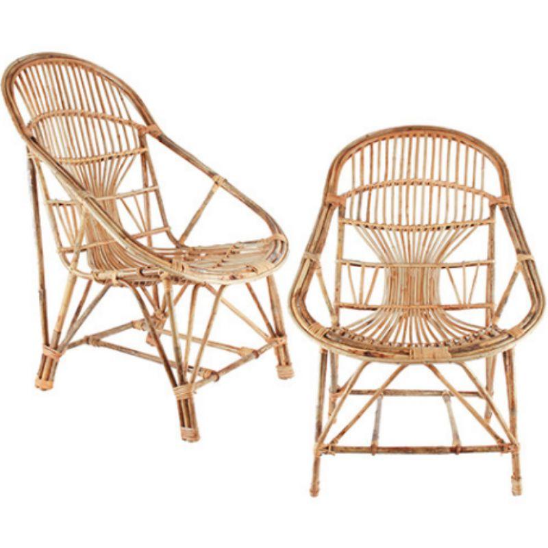 Wray Natural Cane Chair - 88cm x 60cm x 40cm