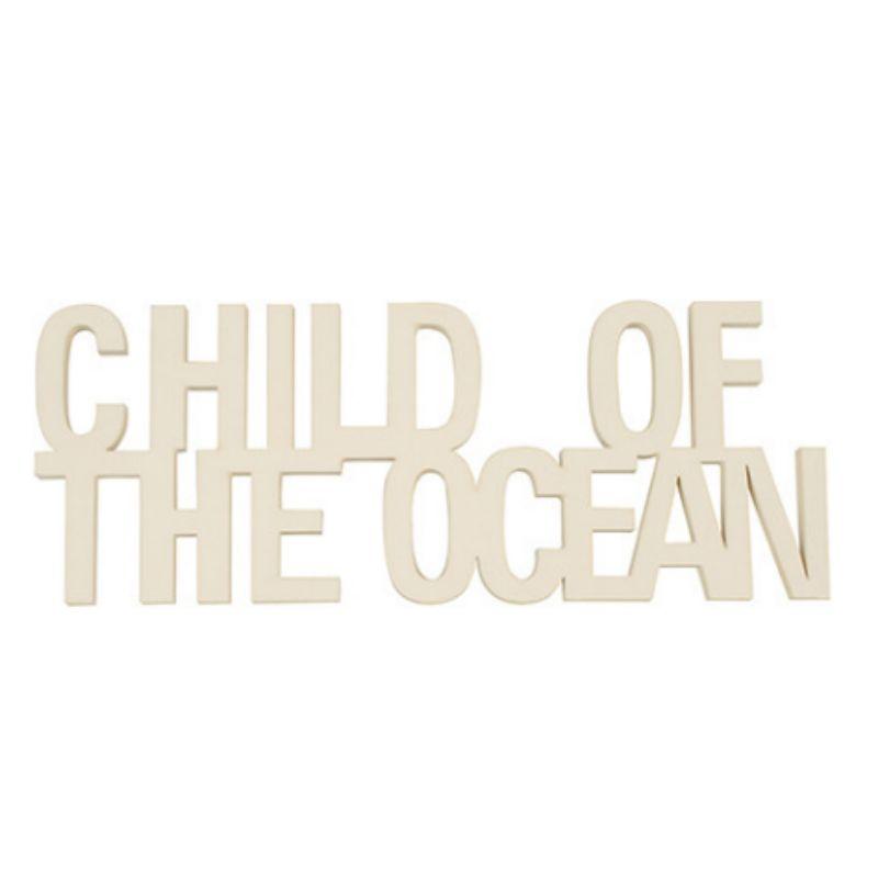 Child Of The Ocean Plaque - 26cm x 10cm