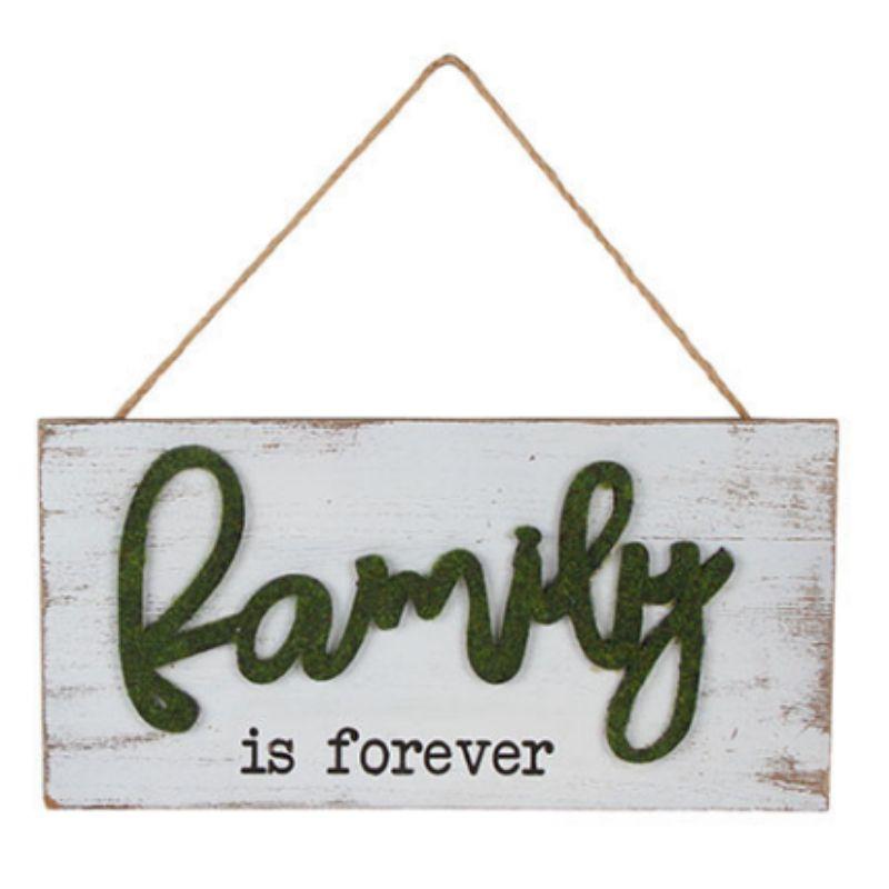 Delilah Collection Family is Forever Plaque - 30cm x 15cm x 2cm