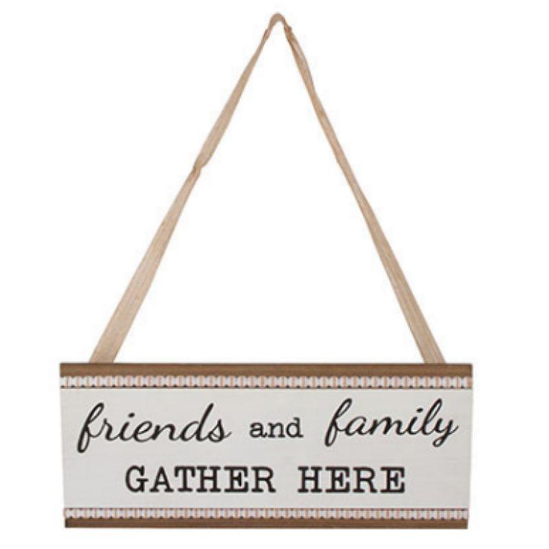 Delilah Collection Family and Friends Plaque - 48cm x 20cm x 2cm