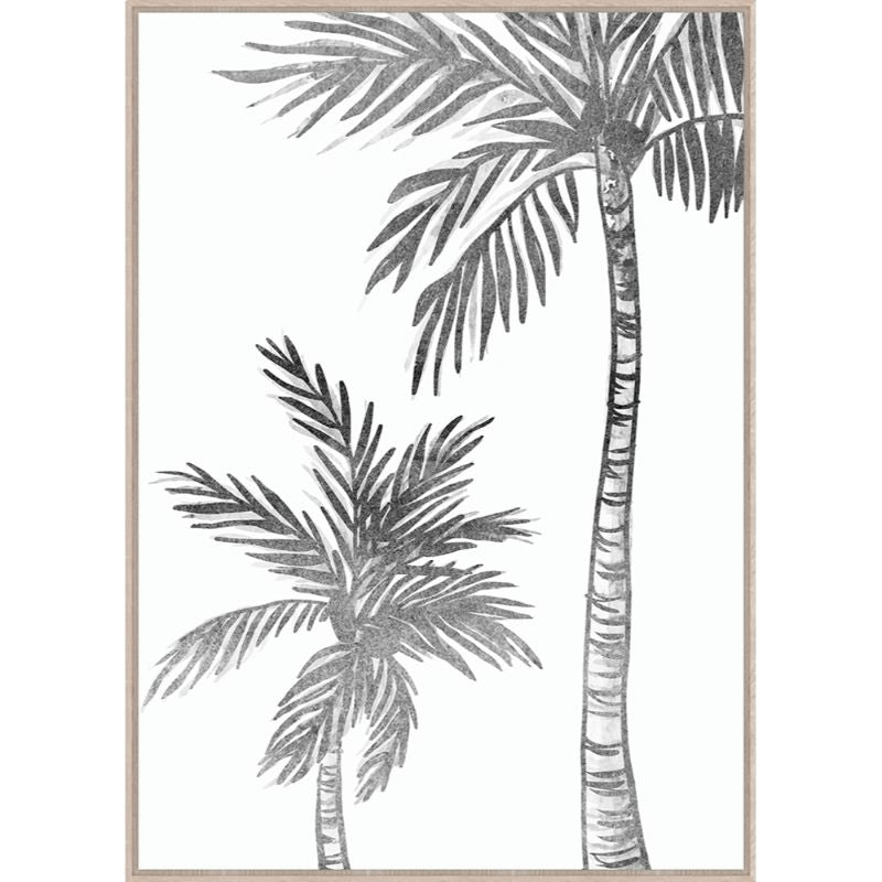 Palm Trees Large on Right Wall Art - 100cm x 140cm