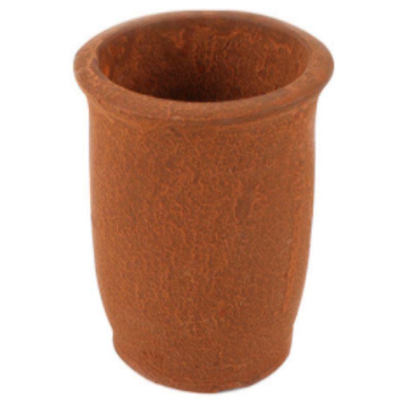 Tangier Terracotta Vase - 13cm x 11.5cm x 10cm - The Base Warehouse