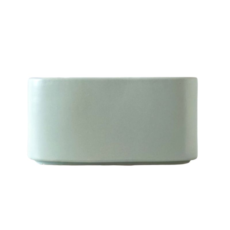 Mint Antibes Ceramic Pot Planter Vase - 25cm x 10cm x 13cm