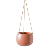 Load image into Gallery viewer, Rust Cornelus Wide Hanging Pot Ceramic Planter - 20cm x 20cm x 14cm
