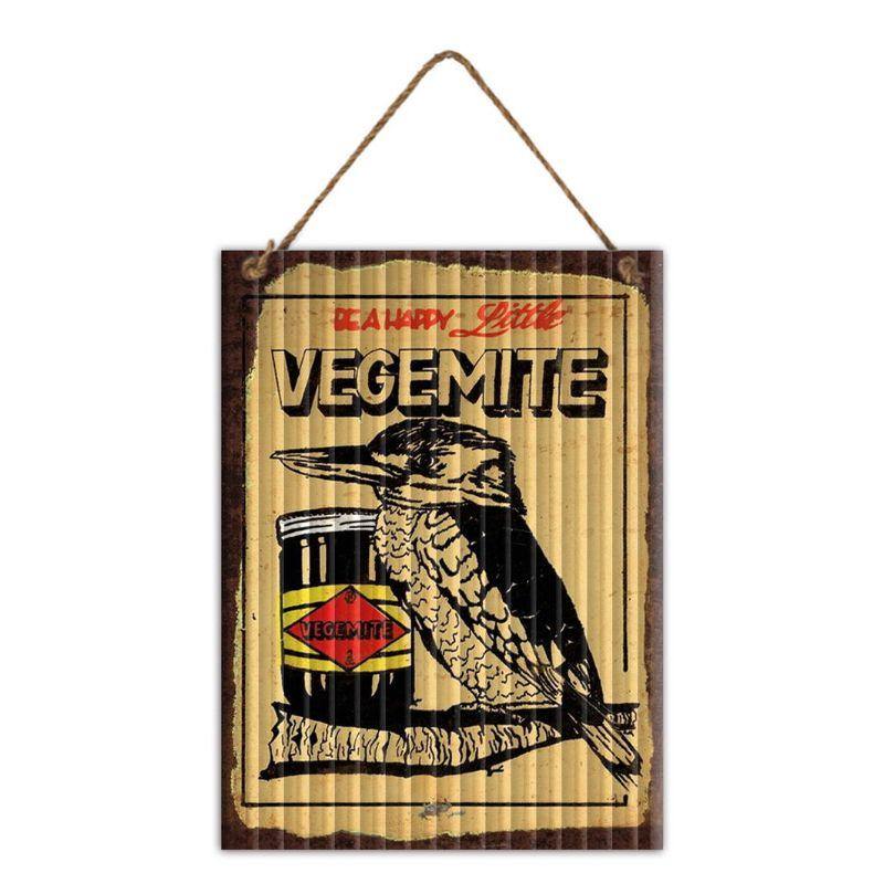 Be a Happy Little Vegemite Plaque Sign - 30cm x 40cm - The Base Warehouse