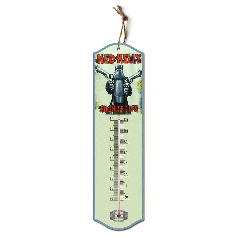 Ned Kelly Such is Life Thermometer - 8cm x 27cm