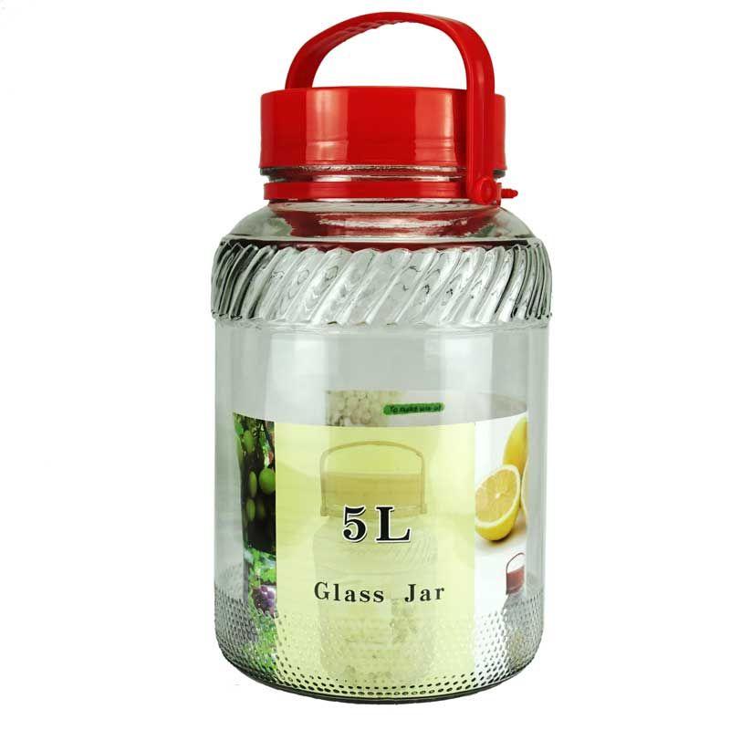 Glass Jar with Lid - 5L
