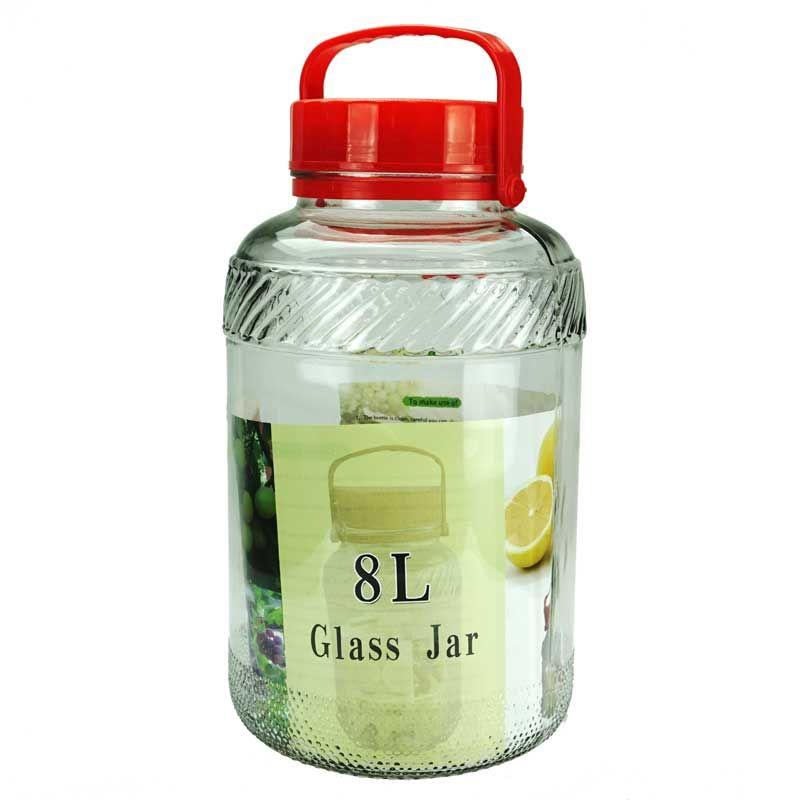 Glass Jar with Lid - 8L