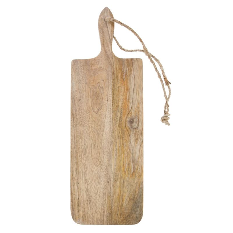 Natural Long Rectangular Medium Mango Wood Serving Board - 75cm x 22cm x 2cm