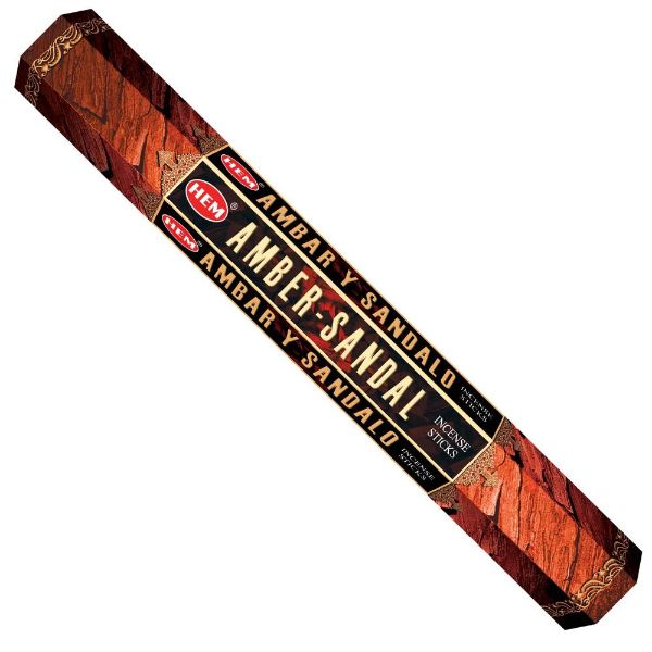 Hem Hexa Amber Sandal Incense Sticks