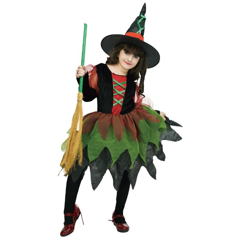 Girls Festive Witch Costume