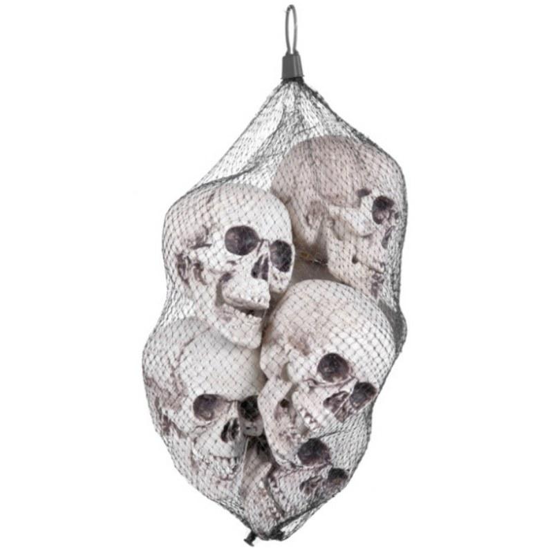 6 Pack Medium Bag of Skulls