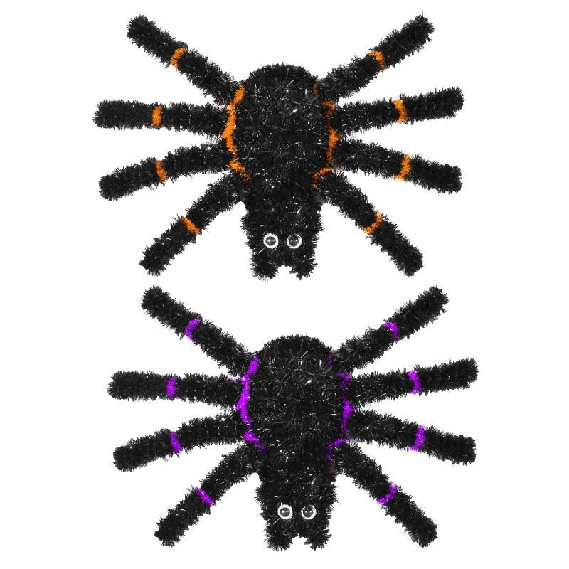 Jumbo Tinsel Spider - 60cm x 37cm