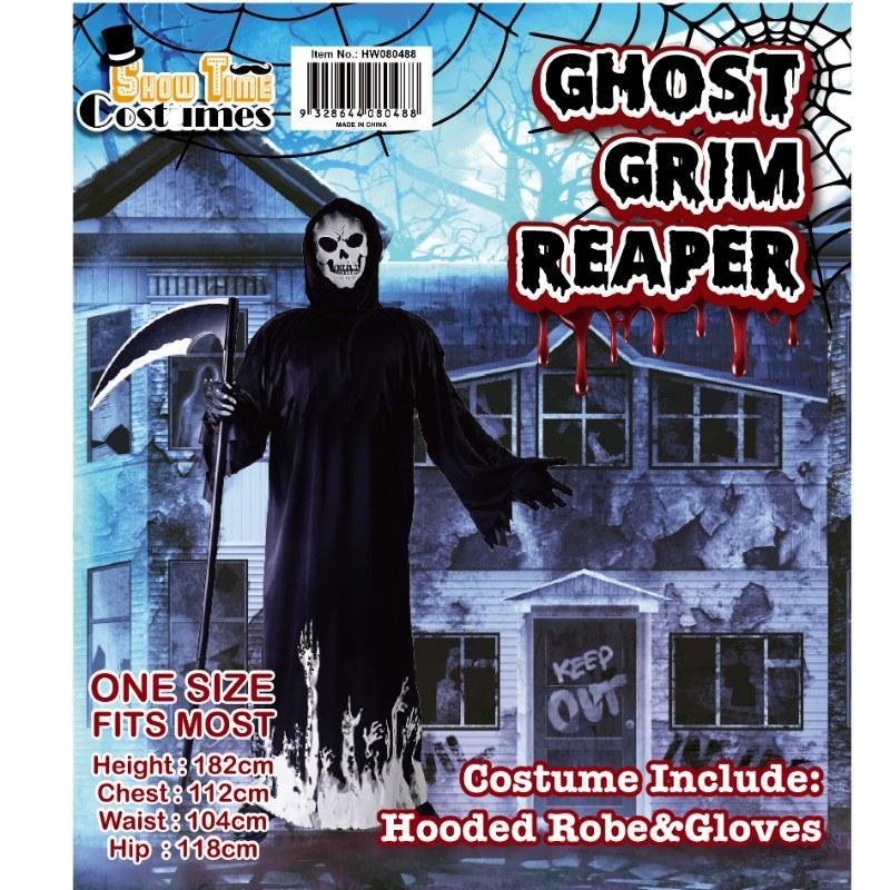 Mens Ghost Grim Reaper Costume