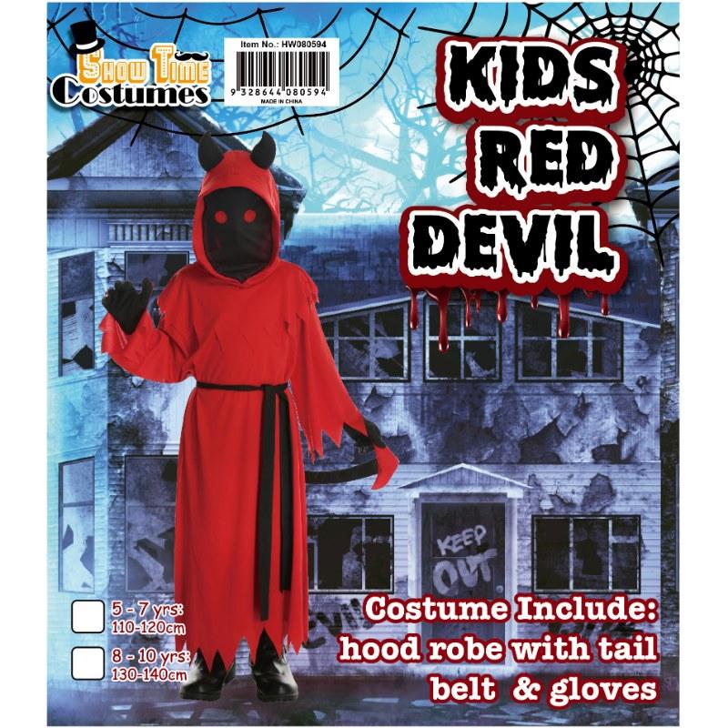 Boys Red Devil Costume