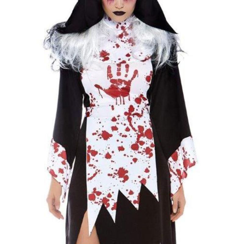 Womens Zombie Nun Costume - One Size Fits Most