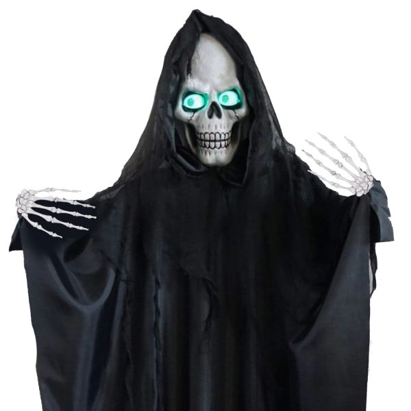 Death Stare Reaper Animated Life-Size Prop With Light, Motion, Sound
