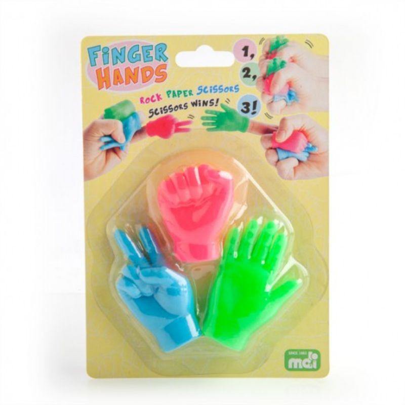 3 Set Colourful Finger Hands - 4cm x 1.5cm x 5cm - The Base Warehouse