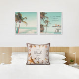 Load image into Gallery viewer, Happy Mind Happy Life Cushion - 45cmx 45cm
