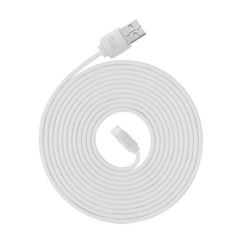 iGear White iPhone Cable Charge/Sync Cable - 3m
