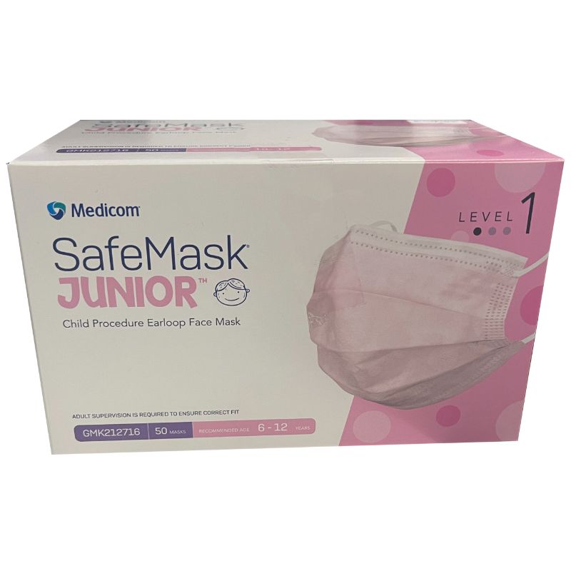 50 Pack Junior Disposable Face Mask
