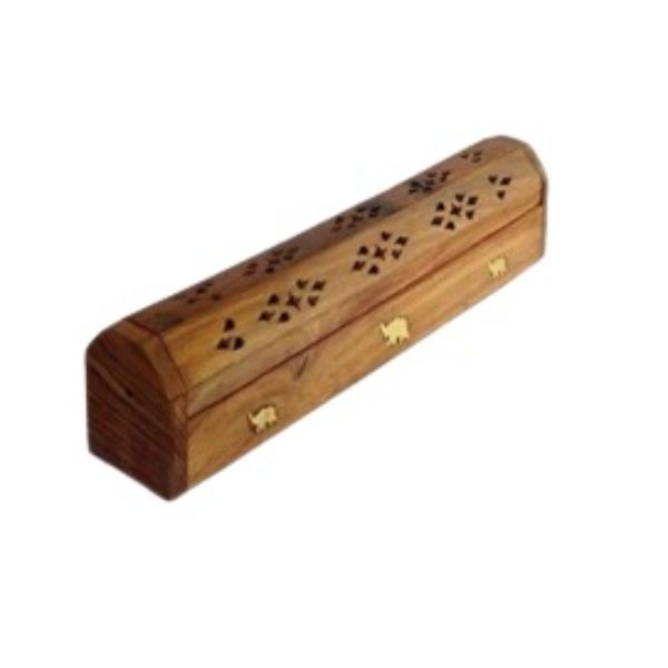 Wooden Incense Stick Stand Hut Box