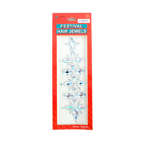 Silver Diamonte Hair Strip