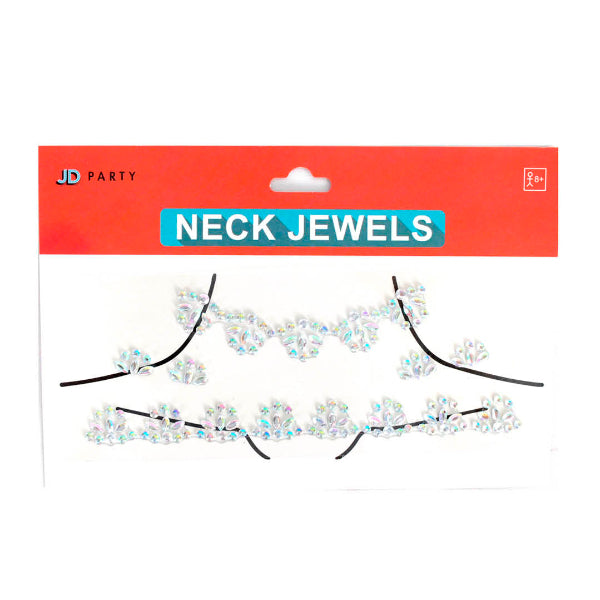 Flowers Neck Diamontes