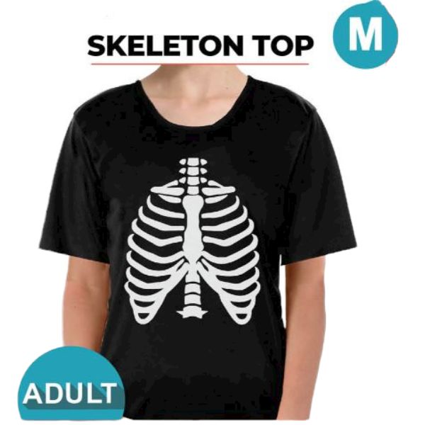 Adult Skeleton Tshirt (Medium)