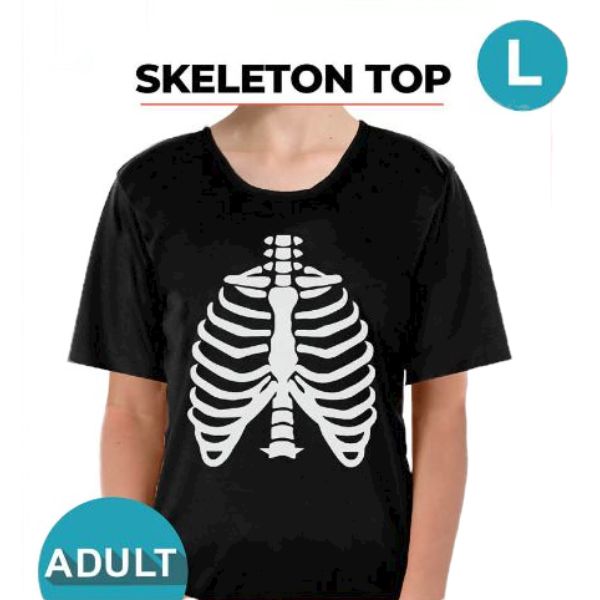 Adult Skeleton Tshirt (Large)