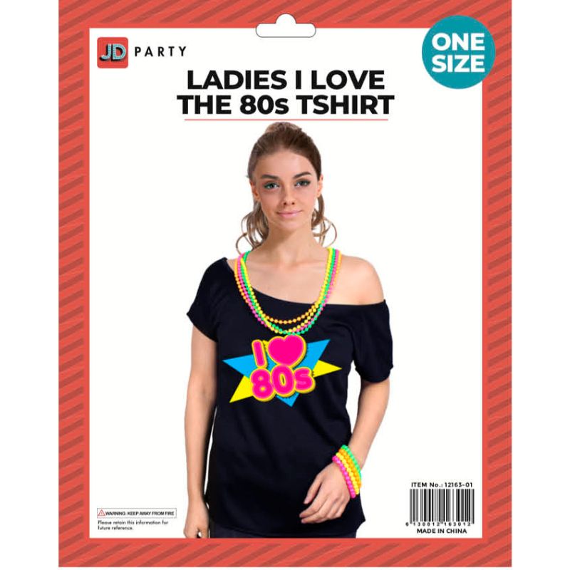 Womens I Love 80s T-Shirt