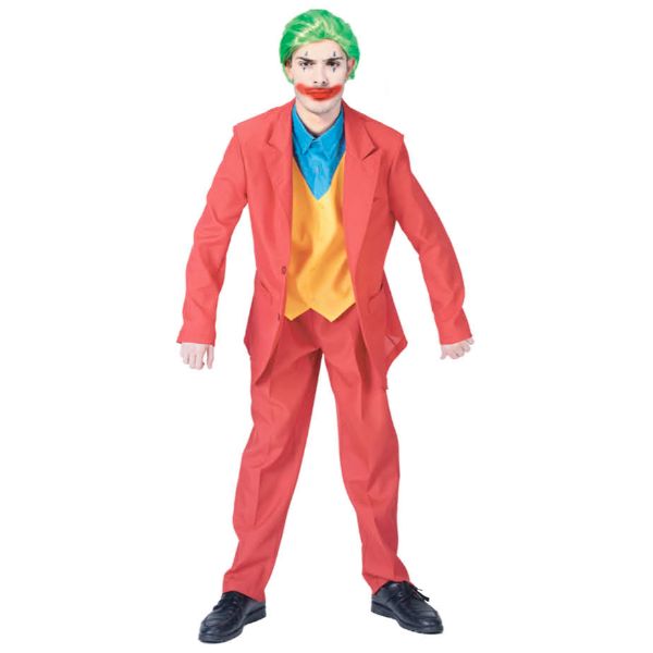 Adult Maroon Clown Costume (S/M)was 90105-01